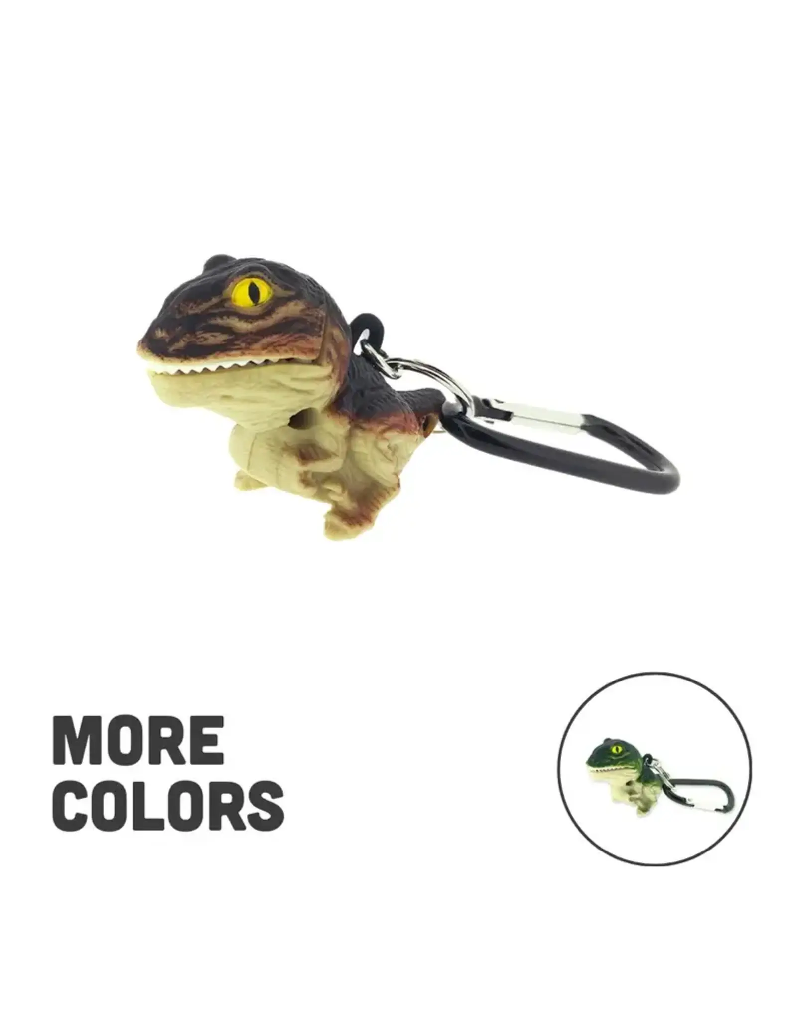 Big Discoveries WildLight Animal Carabiner Flashlight Green T-Rex