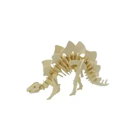 Hands Craft 3D Wooden Puzzle & Paint Stegosaurus