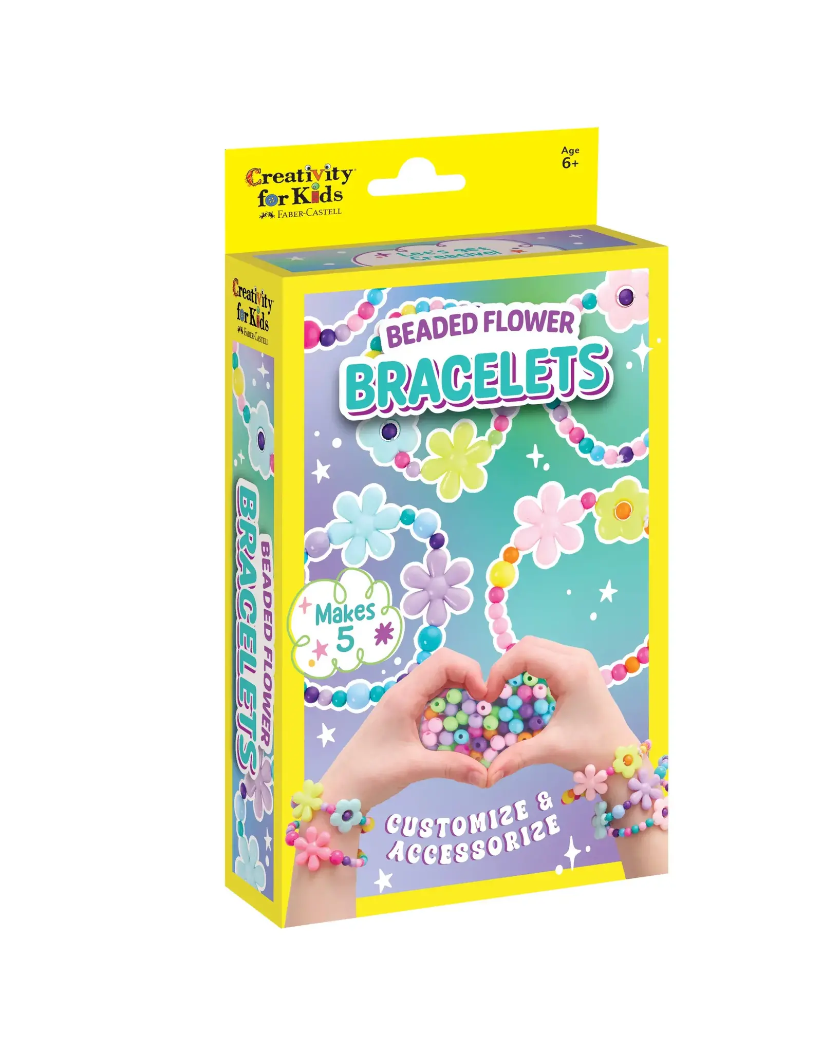 Creativity For Kids Mini Kit Beaded Flower Bracelets
