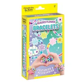Creativity For Kids Mini Kit Beaded Flower Bracelets