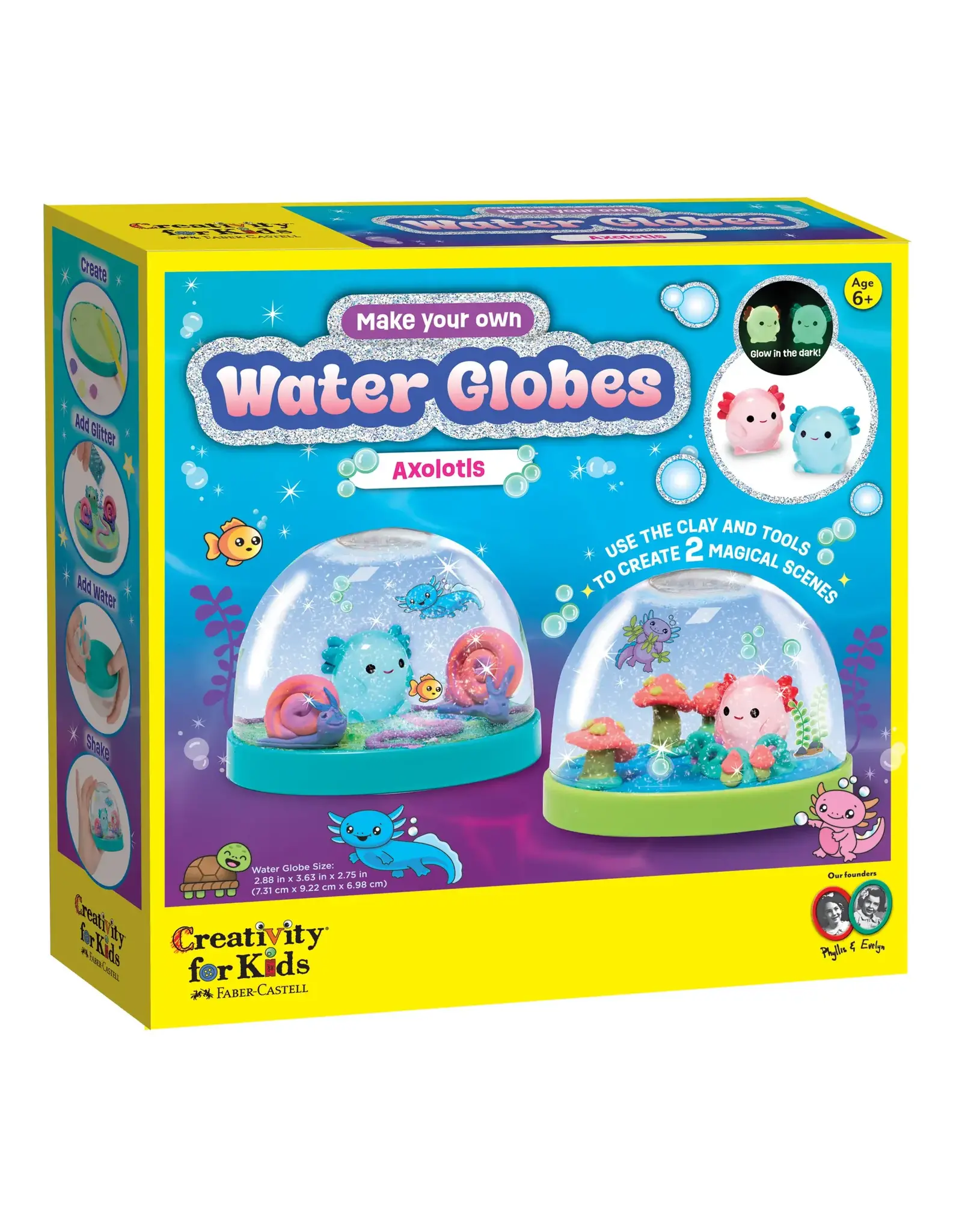 Creativity For Kids Make Your Own Water Globes Axolotls