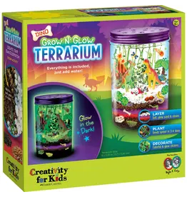 Creativity For Kids Grow N Glow Dino Terrarium