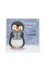 Jellycat Peanut Penguin's Perfect Present Book