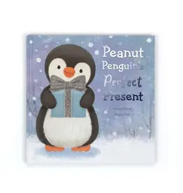 Jellycat Peanut Penguin's Perfect Present Book