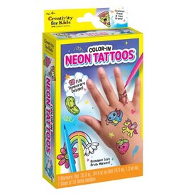 Creativity For Kids Color In Neon Tattoos