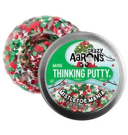 Crazy Aaron's Putty World Mini Mistletoe Mania 2" Thinking Putty Tin