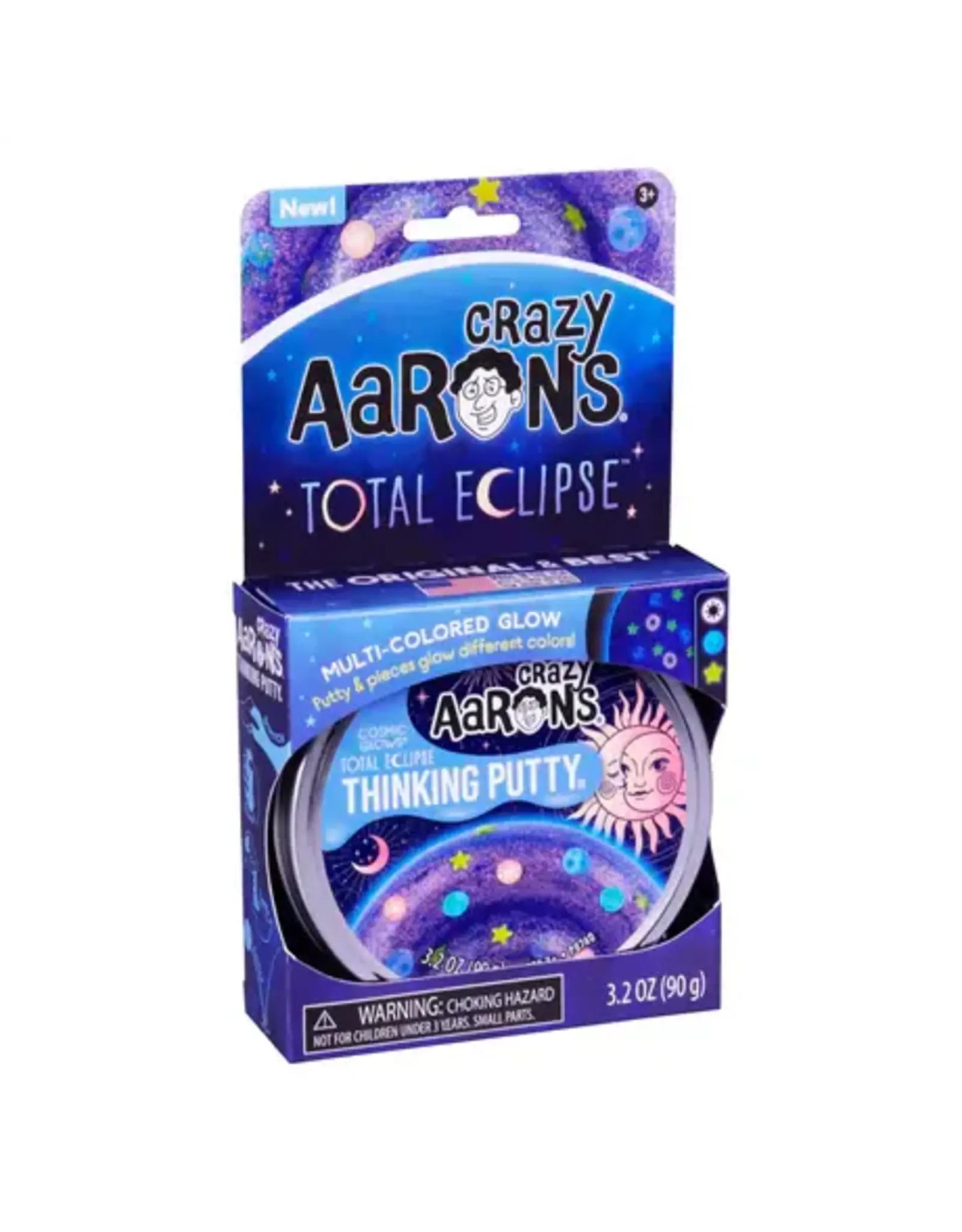 Crazy Aaron's Putty World Total Eclipse Full Size 4" Thinking Putty Tin