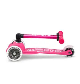 Micro Kickboard Micro Mini Foldable LED Scooter Pink