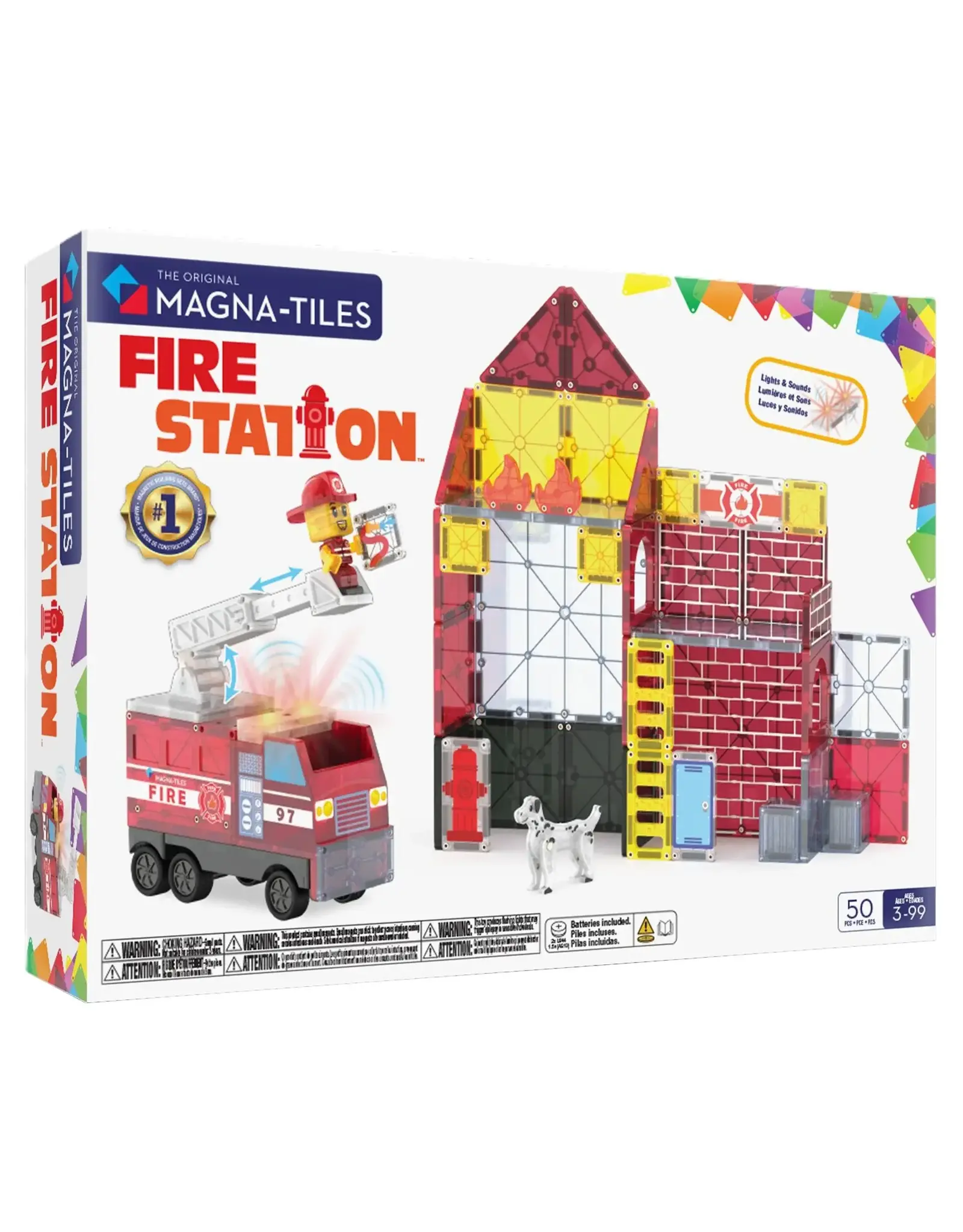 Magna-Tiles Magna - Tiles Fire Station
