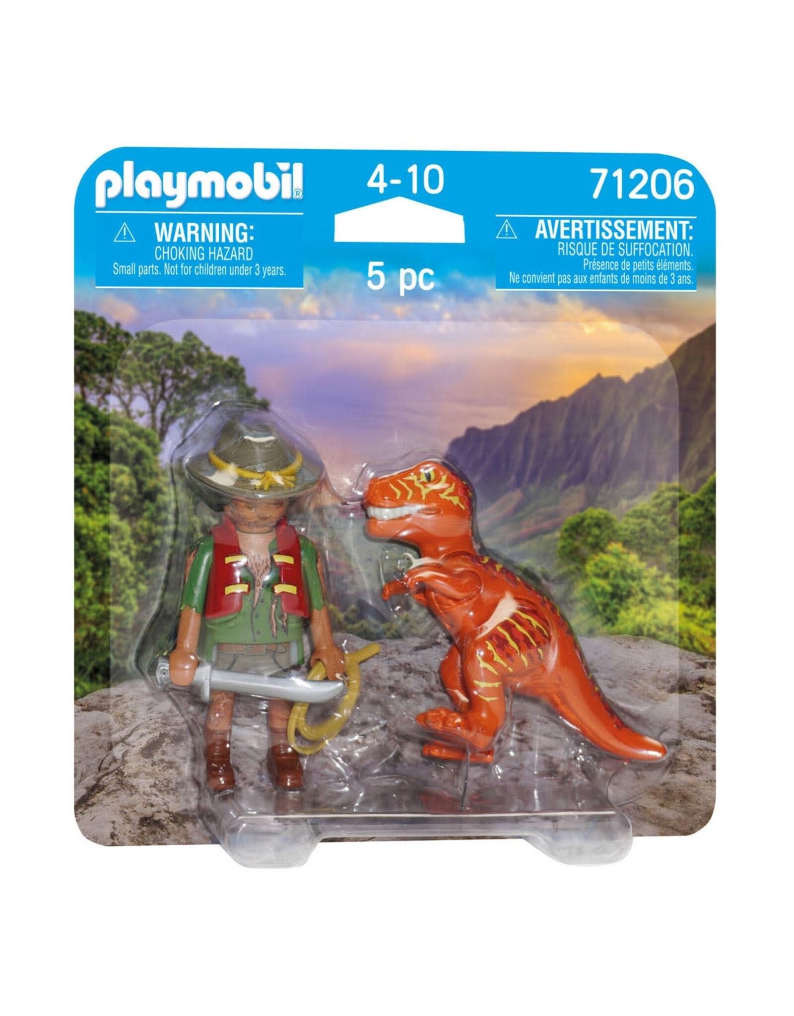 Playmobil Adventurer with T-Rex