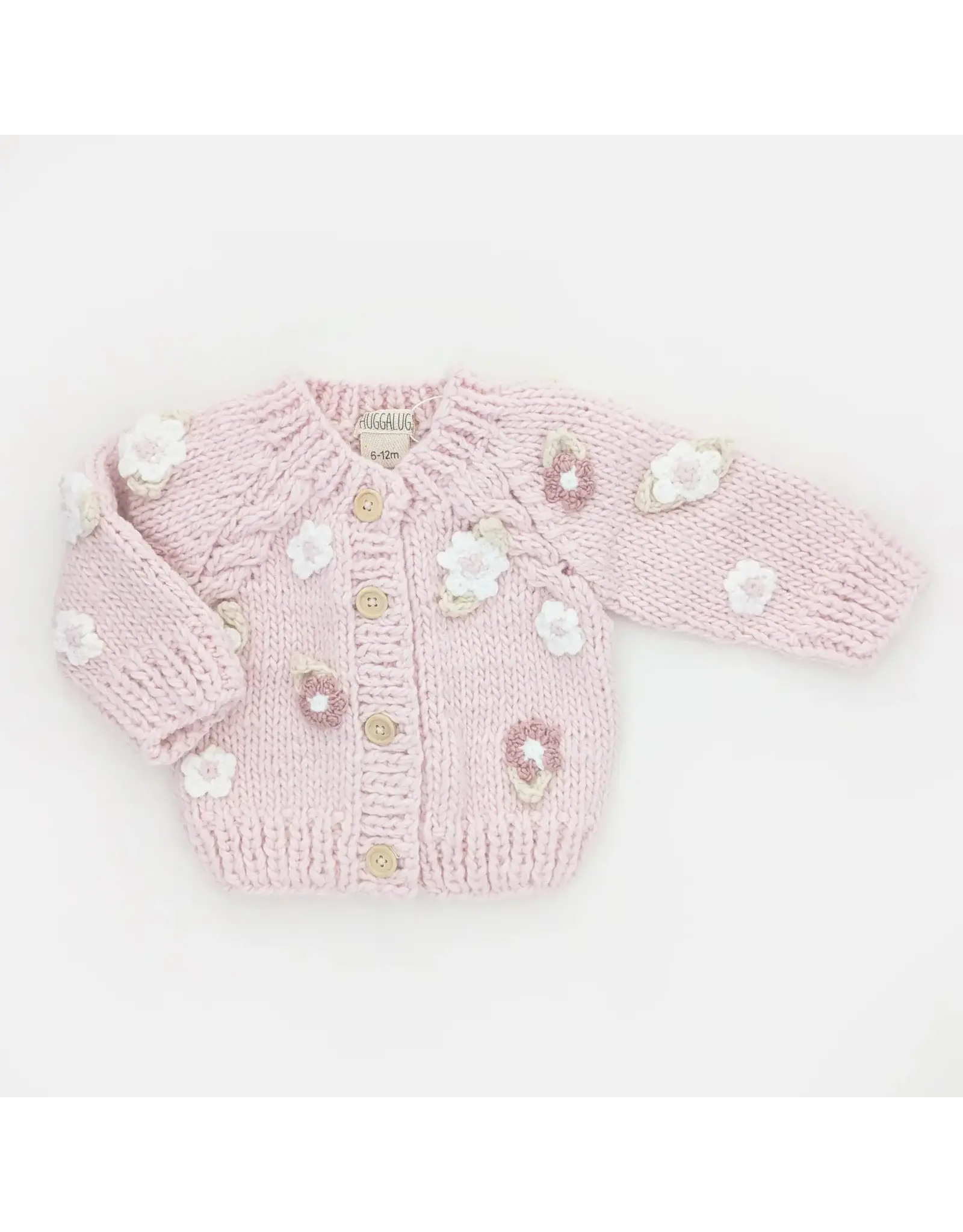 Huggalugs Flower Cardigan Sweater Baby & Toddler