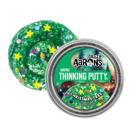 Crazy Aaron's Putty World Mini Christmas Tree 2" Thinking Putty Tin
