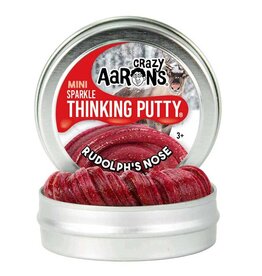 Crazy Aaron's Putty World Mini Rudolph's Nose 2" Thinking Putty Tin