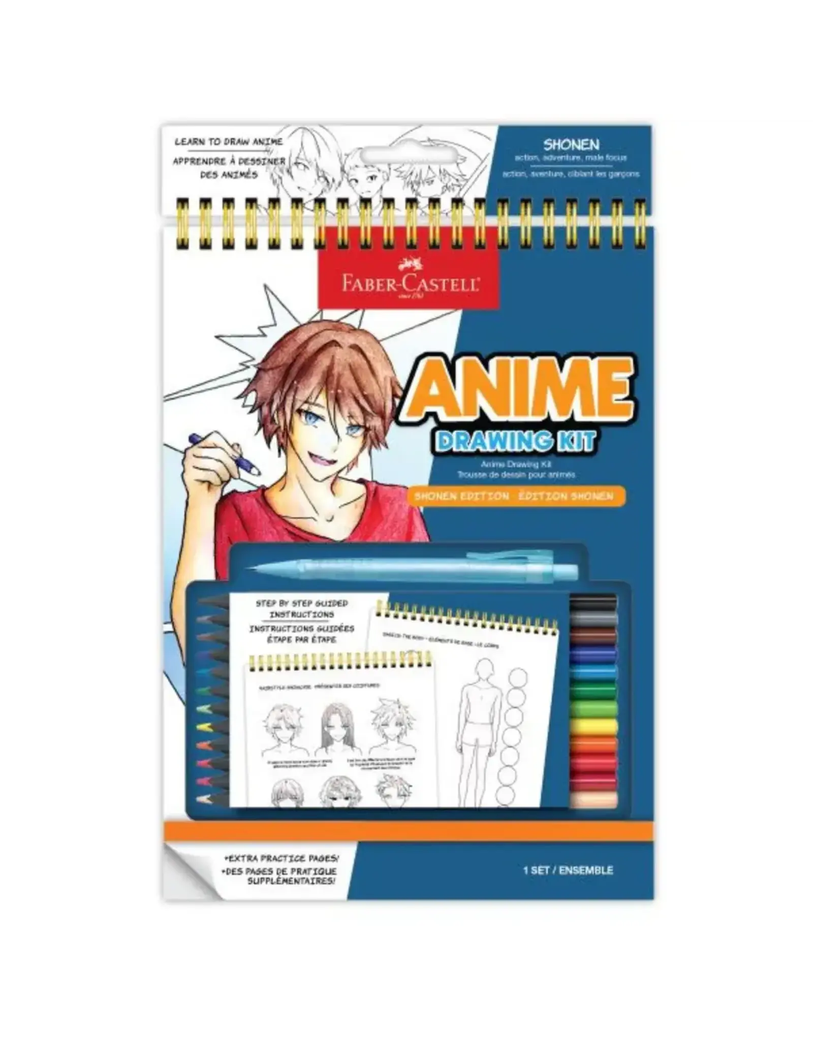 Faber Castell Anime Drawing Kit Shonen Edition