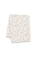 Lulujo Baby Lulujo Swaddle Blanket Muslin Cotton LG - Ducks
