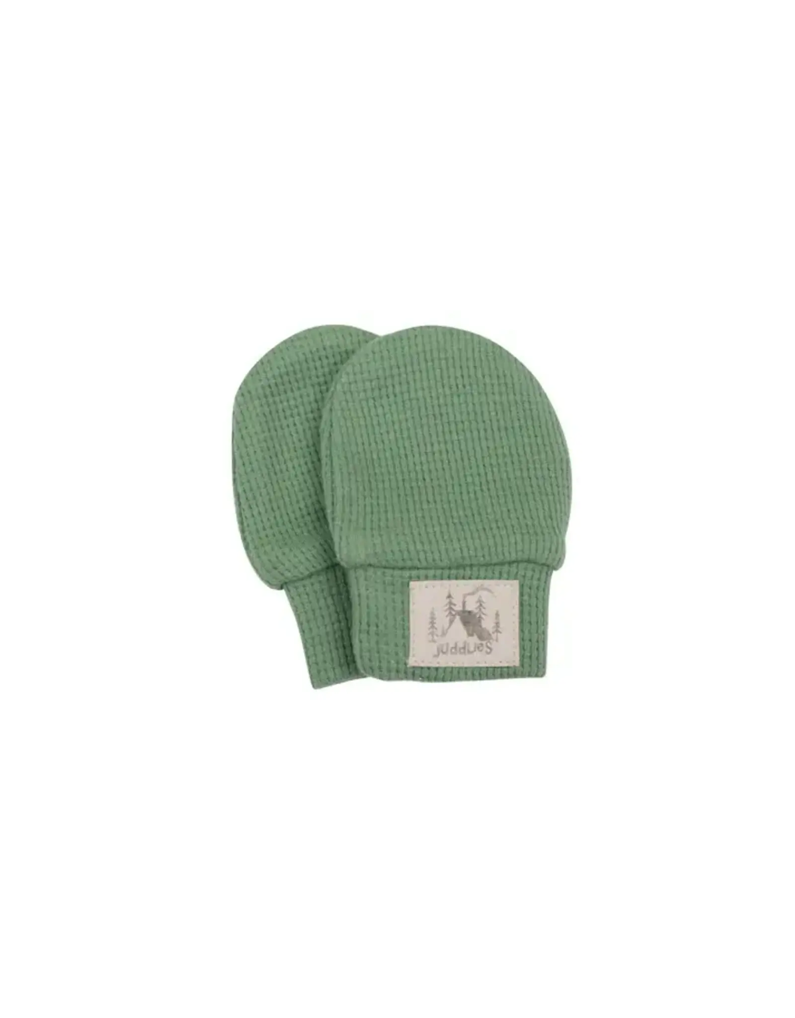 Juddlies Juddlies Mini Waffle Scratch Mitts 2pk - Pine
