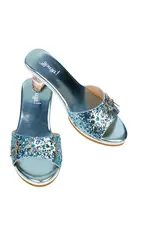 Souza Ice Queen Slipper High-Heel Blue Size 10-11