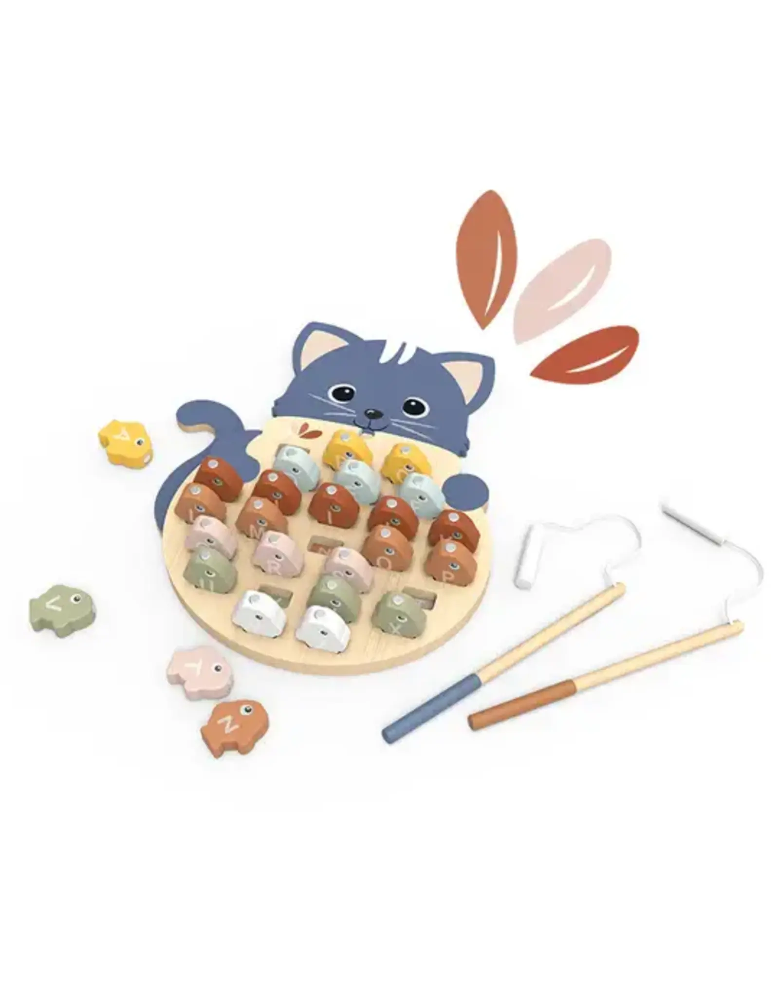 Speedy Monkey Fishing Game Alphabet