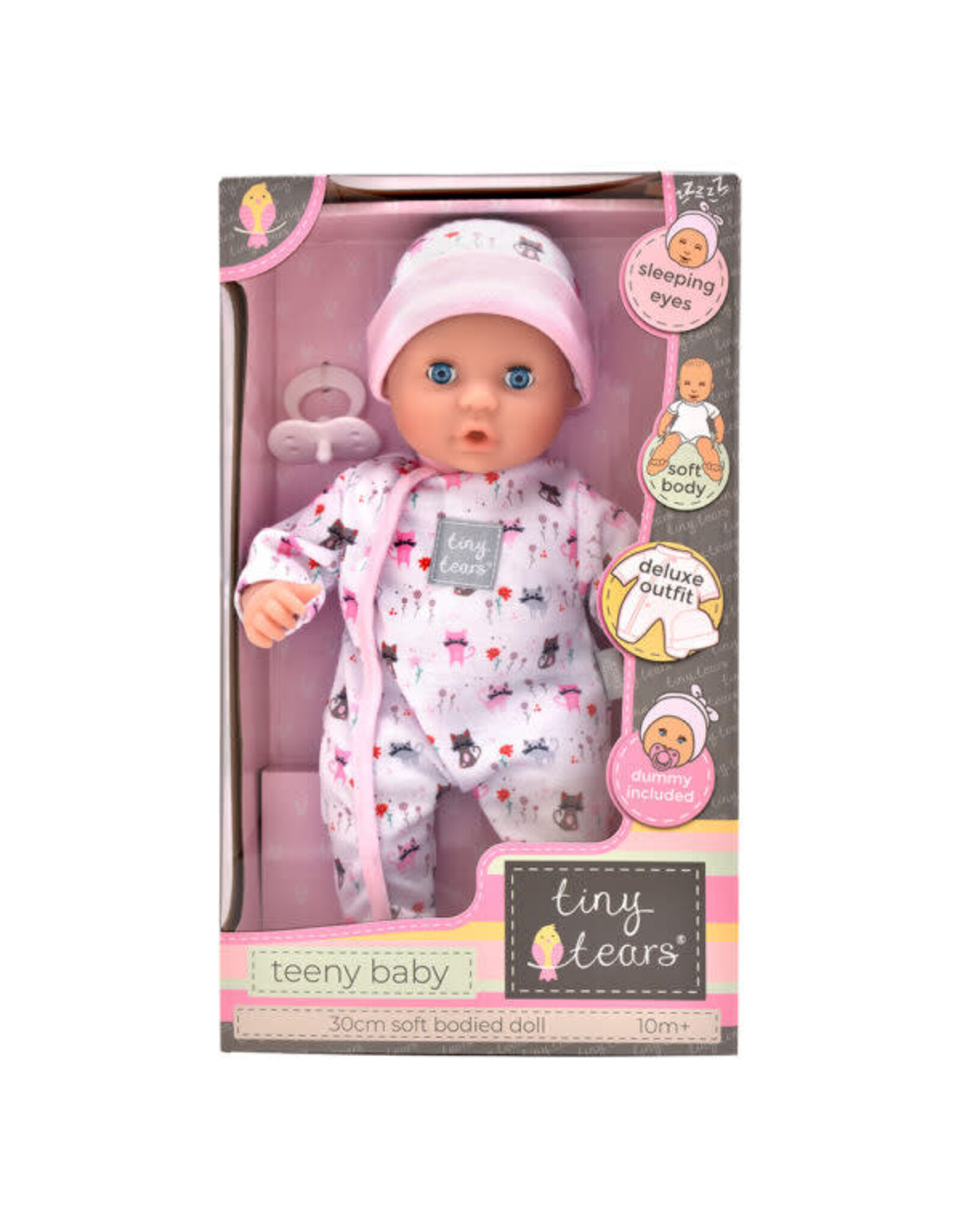 Tiny Tears Teeny Baby Doll Blue Eyes