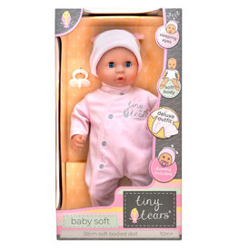 Tiny Tears Baby Soft Doll Blue Eyes Large