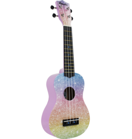 Amahi Amahi Rainbow Glitter Ukulele, Soprano Amahi Amahi Rainbow Glitter Ukulele, Soprano