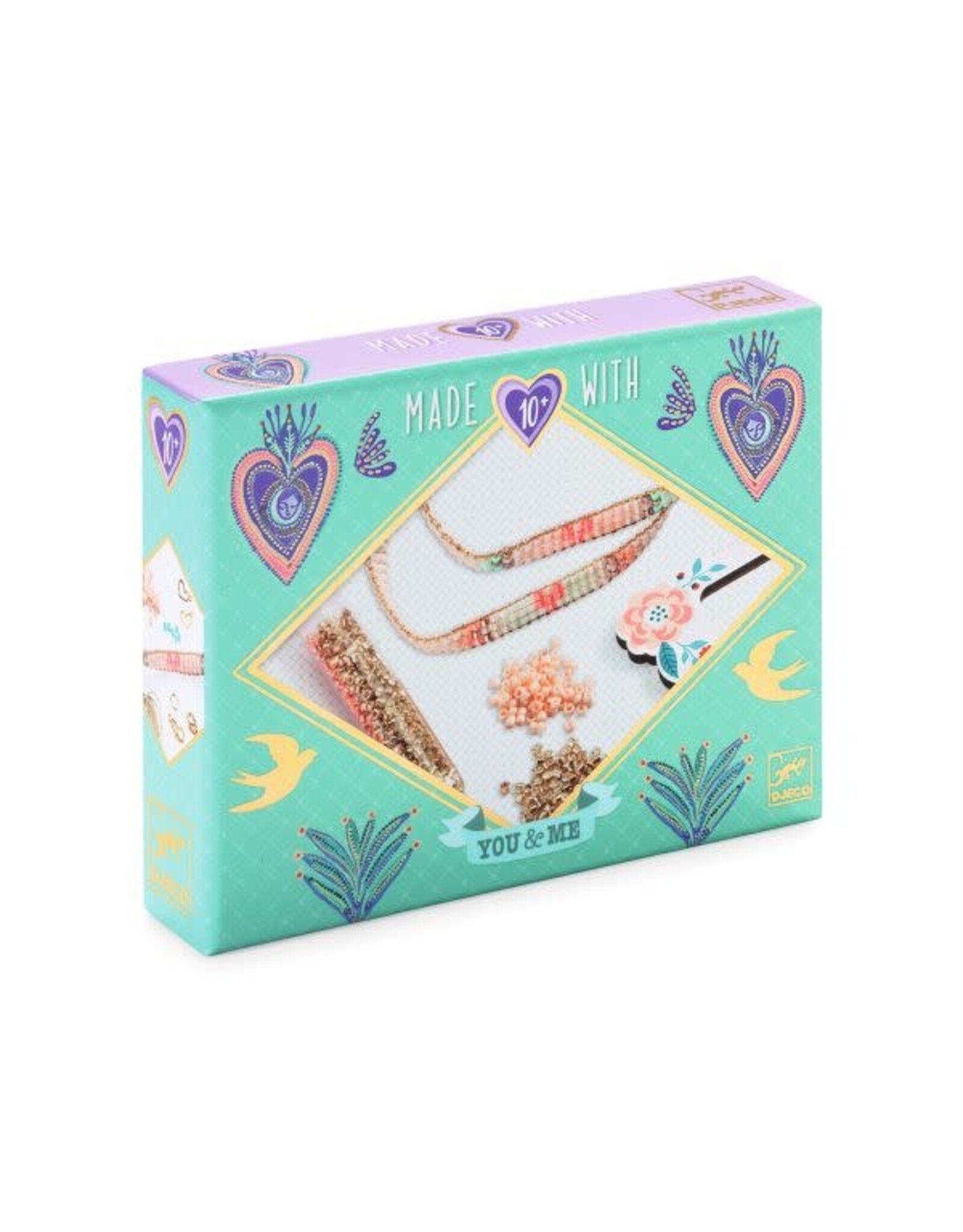Djeco Miyuki and Hearts Loom Bracelet Craft Kit