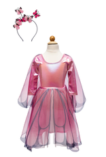 Great Pretenders Butterfly Twirl with Wings and Headband Dress Size 5/6