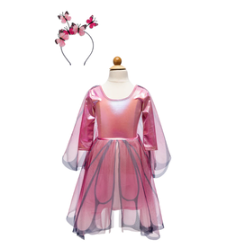 Great Pretenders Butterfly Twirl with Wings and Headband Dress Size 5/6