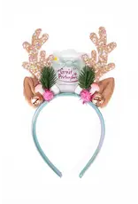 Great Pretenders Pink Holiday Rudolph Headband