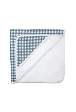 Lulujo Baby Lulujo Hooded Towel Navy Gingham