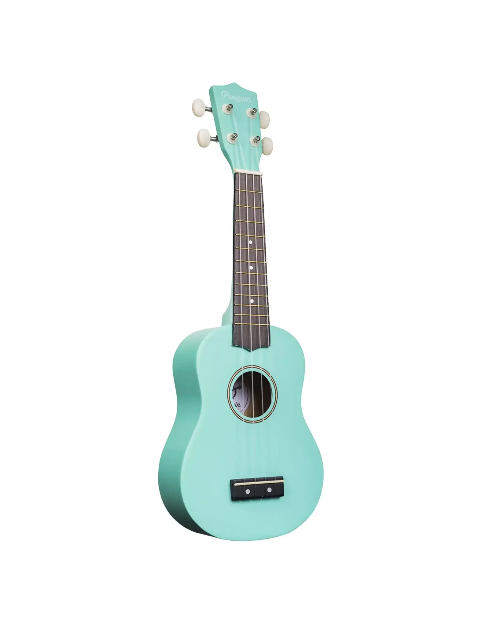 Amahi Penguin Tropical Light Blue Ukulele, Soprano