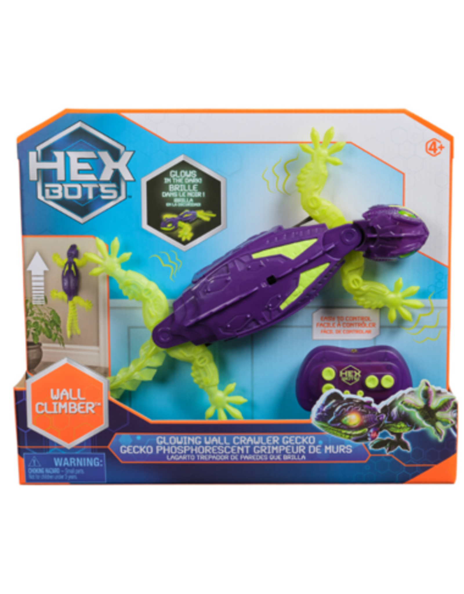 Hexbot Hexbot Glowing Wall Crawler Gecko