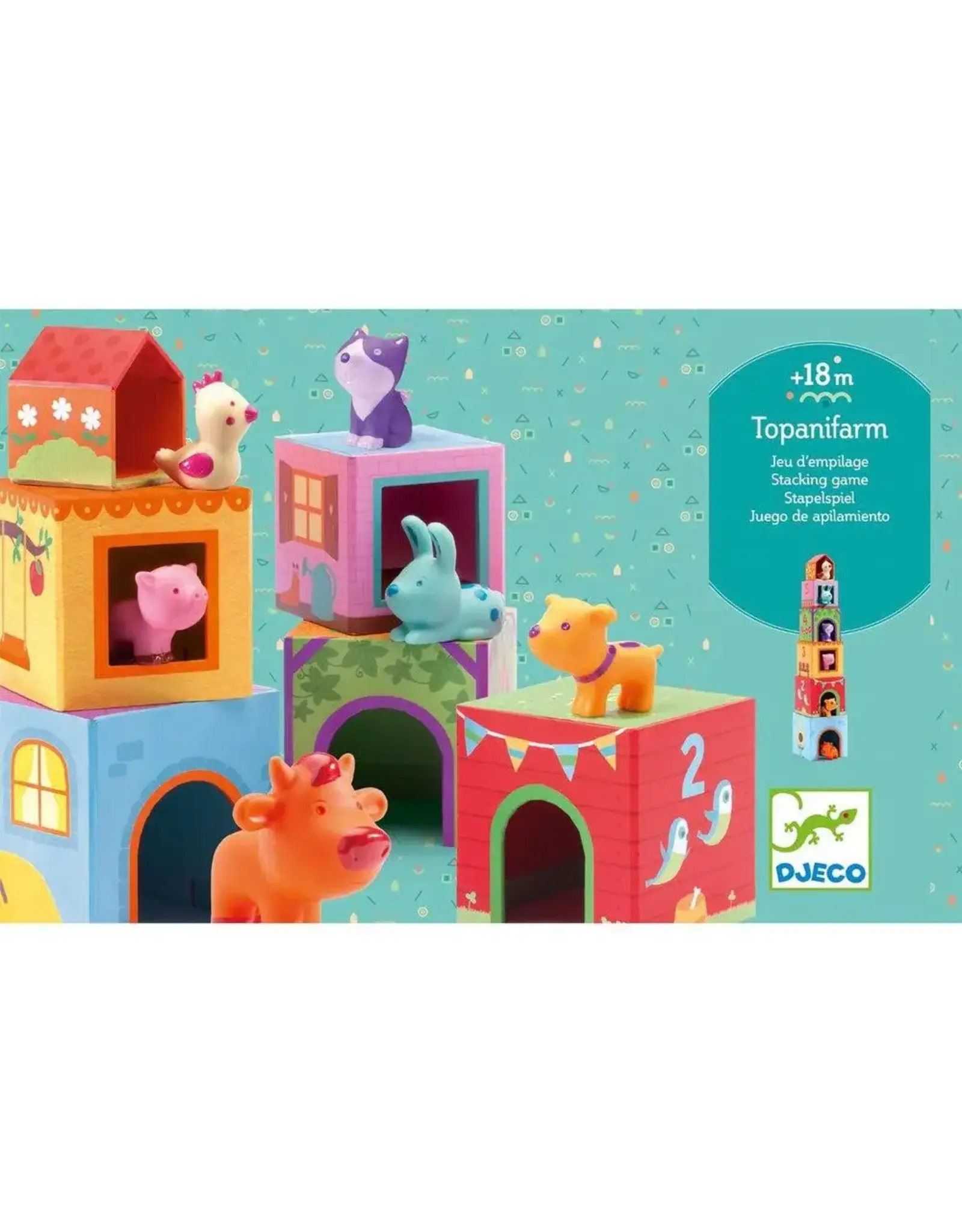 Djeco Topanifarm Stacking Game