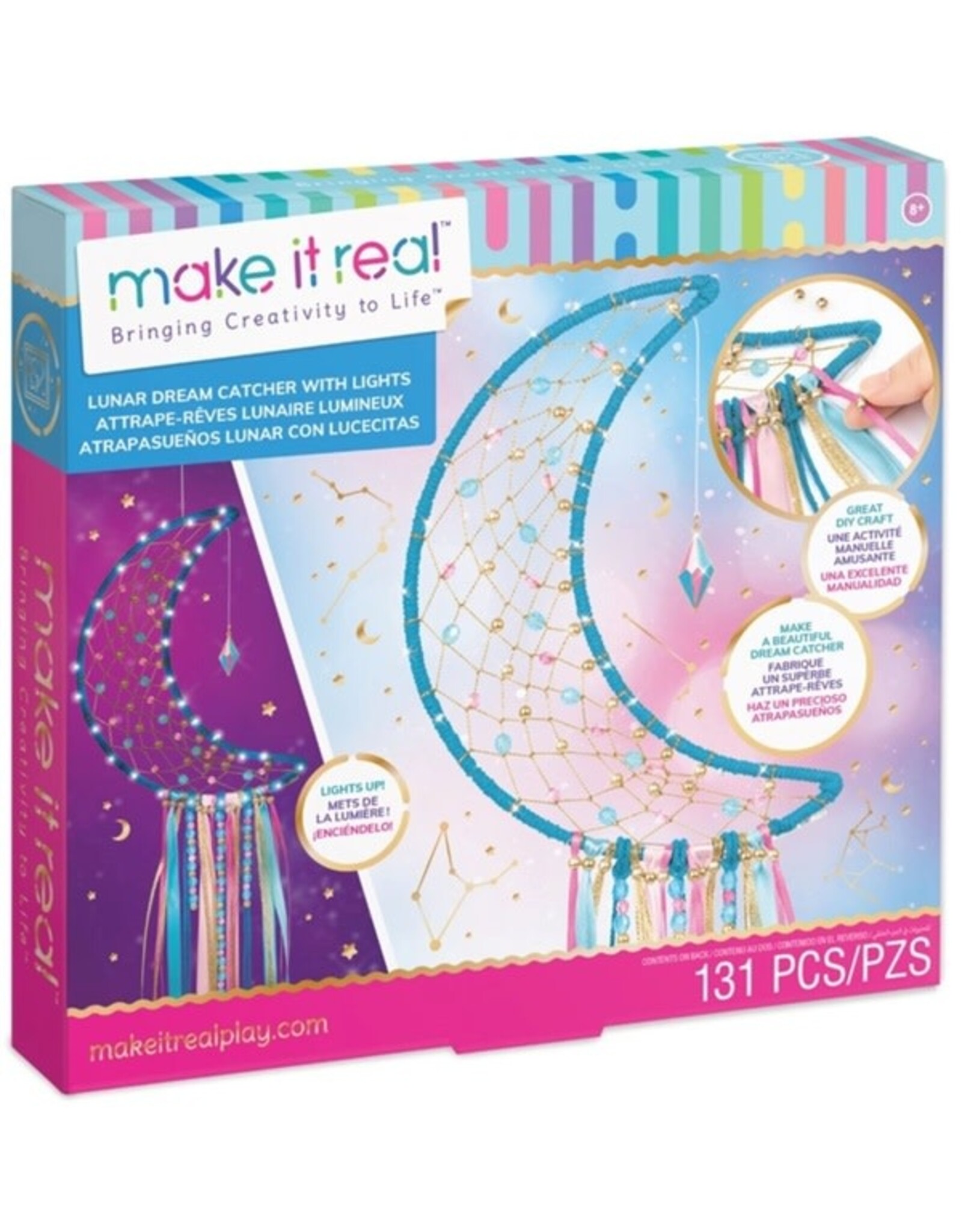 Make It Real Lunar Dream Catcher with Lights