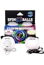 Fun in Motion Toys Spinballs LED Rechargeable Poi Set