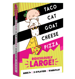 Dolphin Hat Games Taco Cat Goat Cheese Pizza - Ridiculously Large Edition