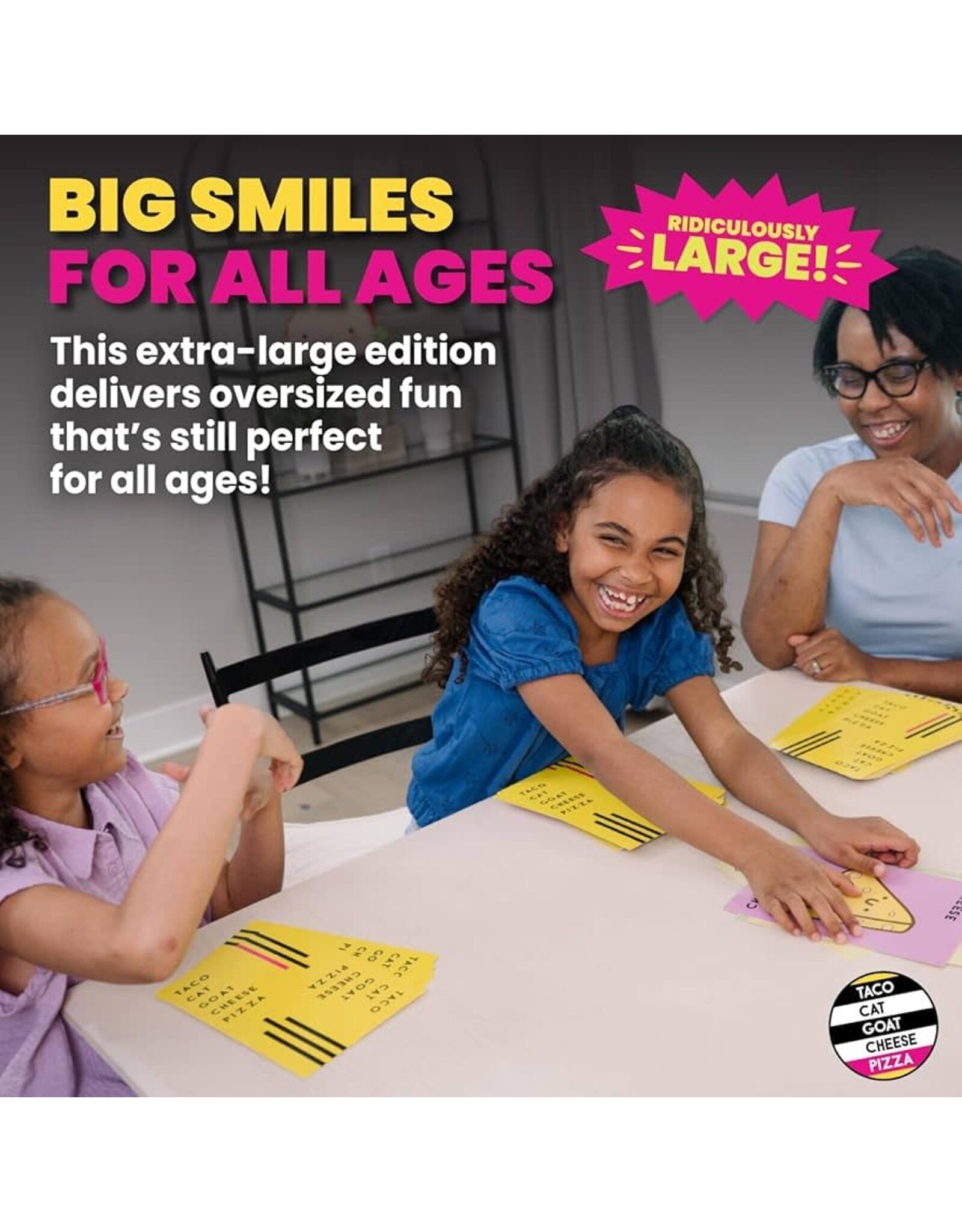 Dolphin Hat Games Taco Cat Goat Cheese Pizza - Ridiculously Large Edition