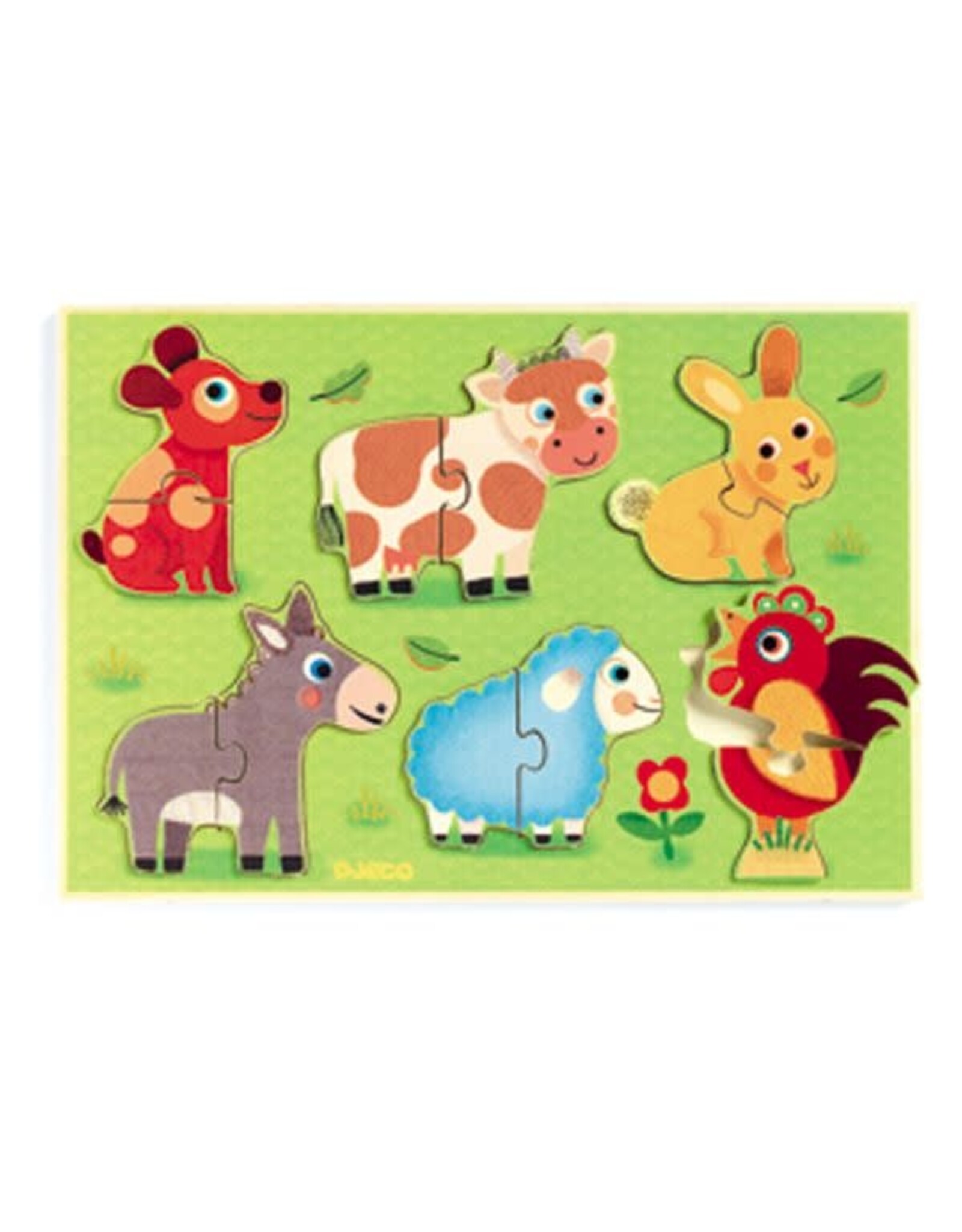 Djeco Wooden Puzzle Coucou-cow 12 Pieces