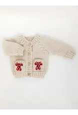 Huggalugs Candy Cane Cardigan Sweater Baby & Toddler 12-18 months