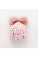 Huggalugs Blush Pink Flutter Beanie Hat Baby & Kids 0-6months