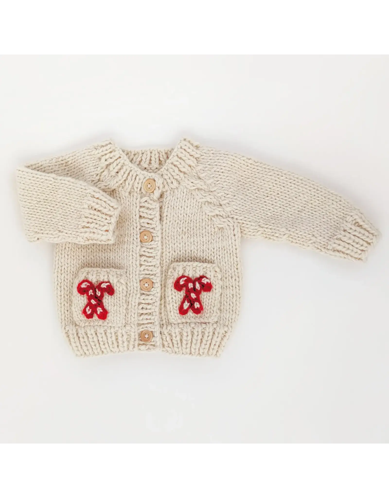Huggalugs Candy Cane Cardigan Sweater Baby & Toddler 18-24months