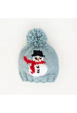 Huggalugs Frosty Snowman Surf Blue Beanie Hat 2-6 years