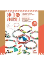 Djeco DIY Pop and Colourful Paper Beads and Bracelets