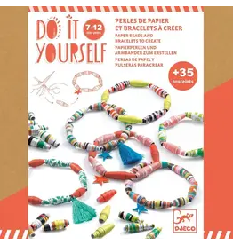 Djeco DIY Pop and Colourful Paper Beads and Bracelets