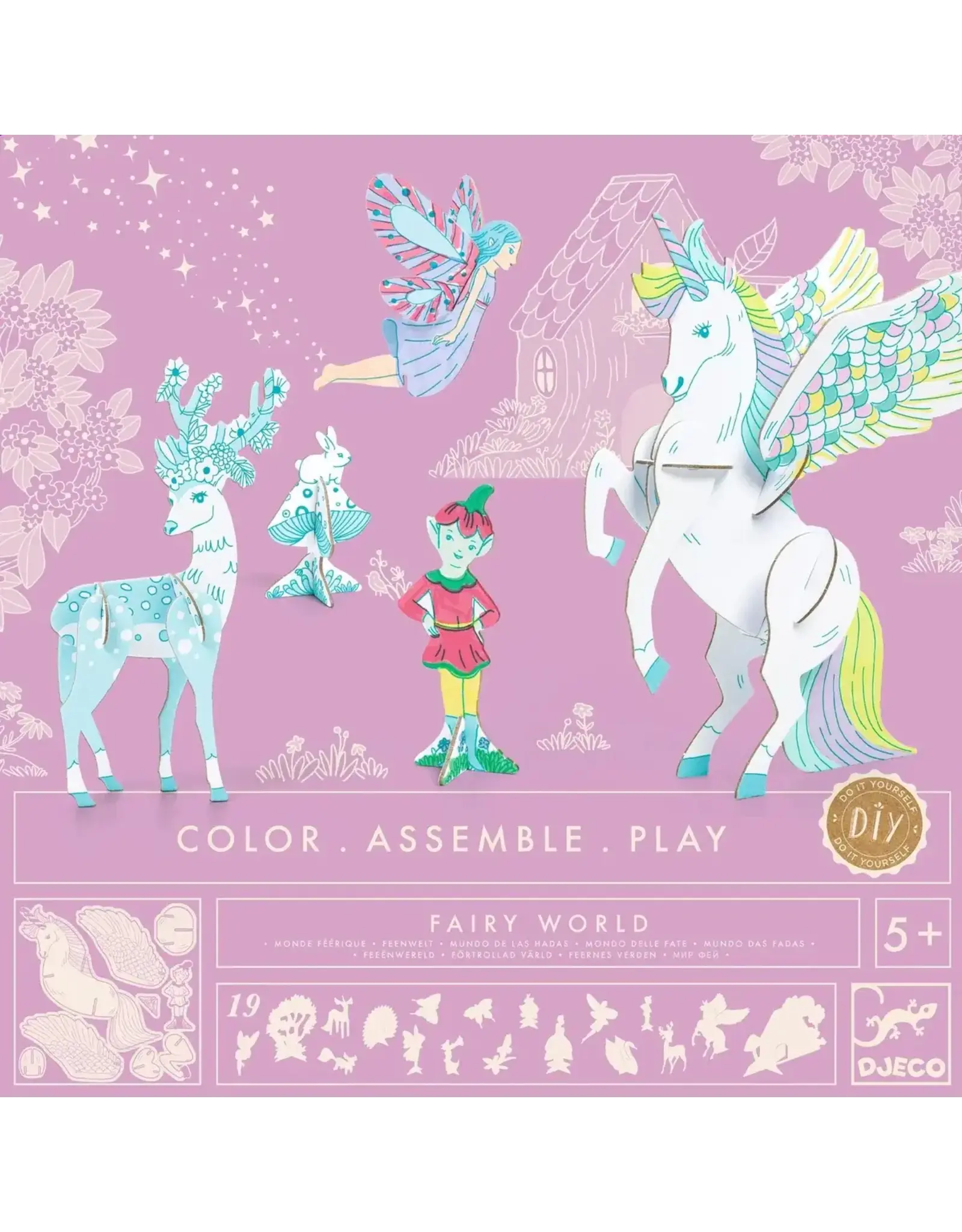 Djeco Color Assemble Play Fairy World