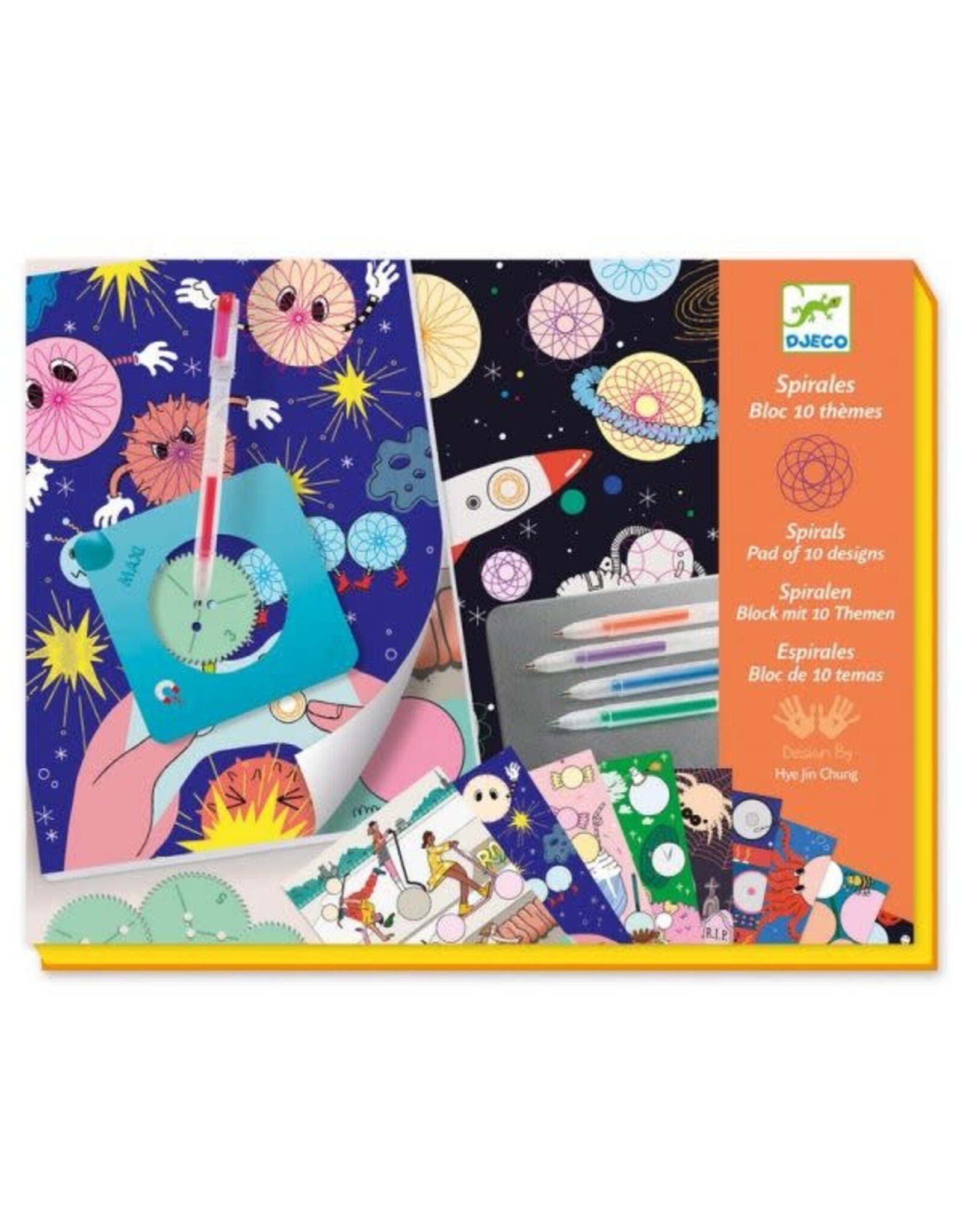 Djeco Spirals 10 Themes Block