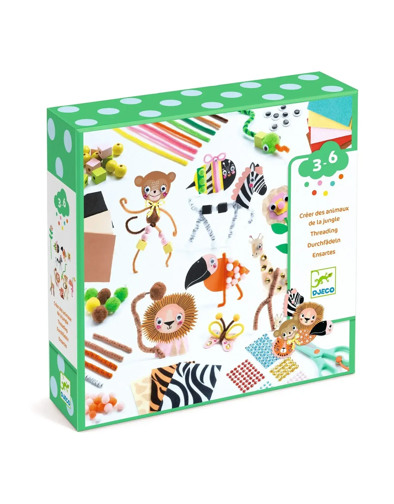 Djeco Jungle Animal Crafts Kit