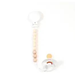 Djeco Pacifier Clip Pur Ivory