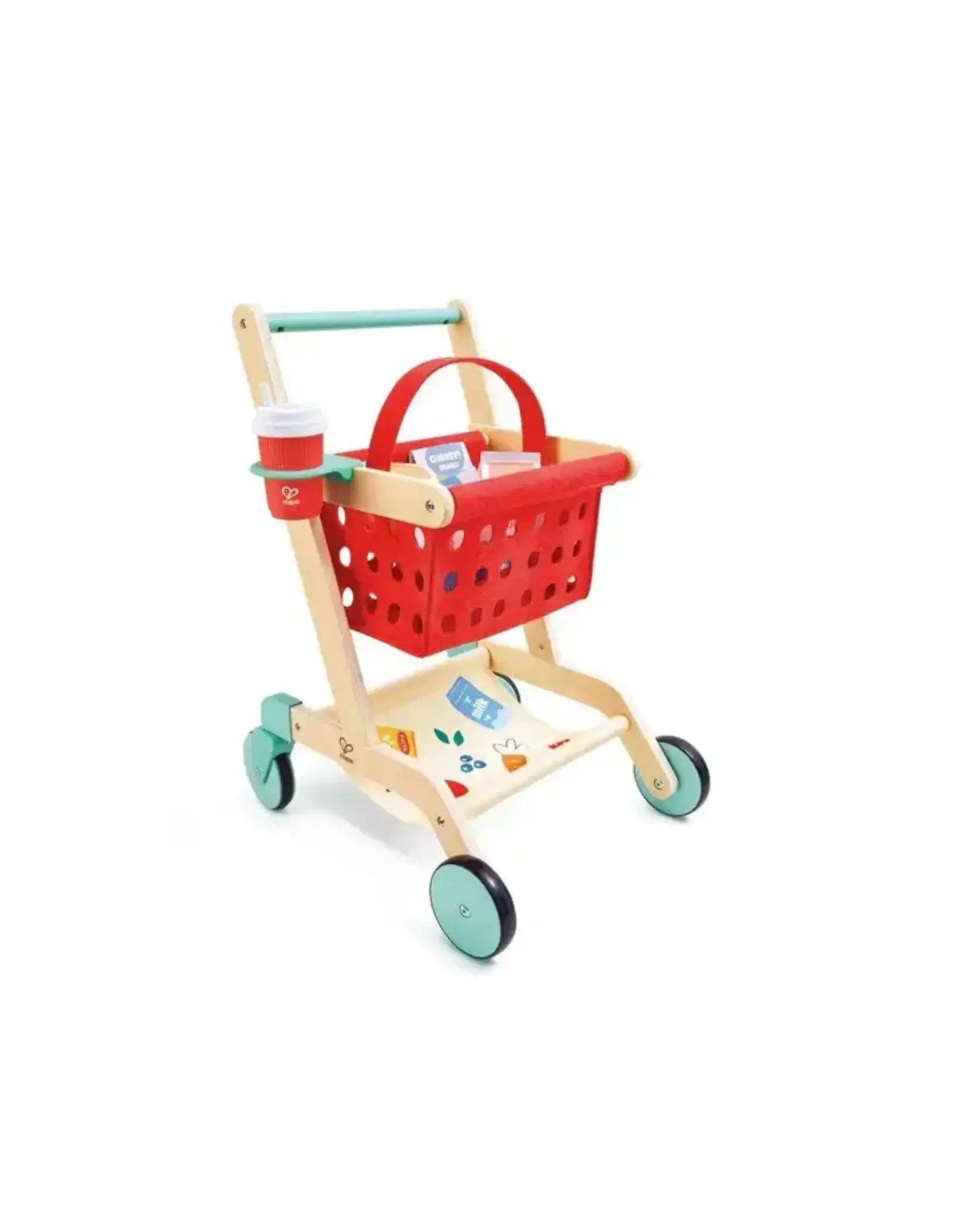 Hape Shopping Cart Little Shopper's Cart & Basket