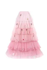 Great Pretenders Christmas Tree Dress & Headpiece Blush Size 3-4